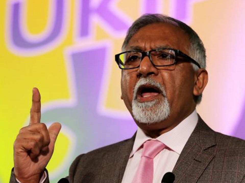 Now a Tory: Former Ukip MEP Amjad Bashir: PA