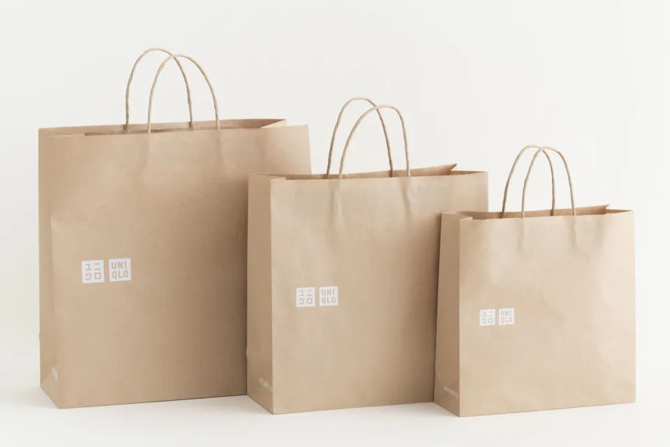 UNIQLO自9/2起將不再免費提供購物紙袋。（圖片來源：UNIQLO官網)