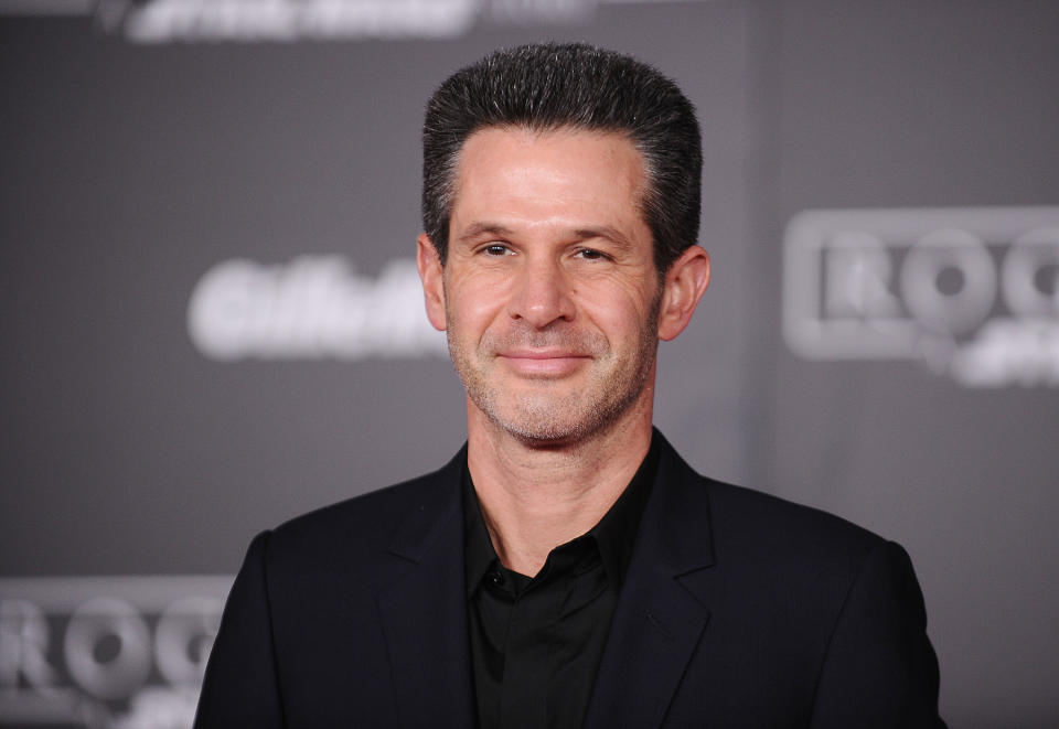 HOLLYWOOD, CA - DECEMBER 10:  Prodcer Simon Kinberg attends the premiere of "Rogue One: A Star Wars Story" at the Pantages Theatre on December 10, 2016 in Hollywood, California.  (Photo by Jason LaVeris/FilmMagic)