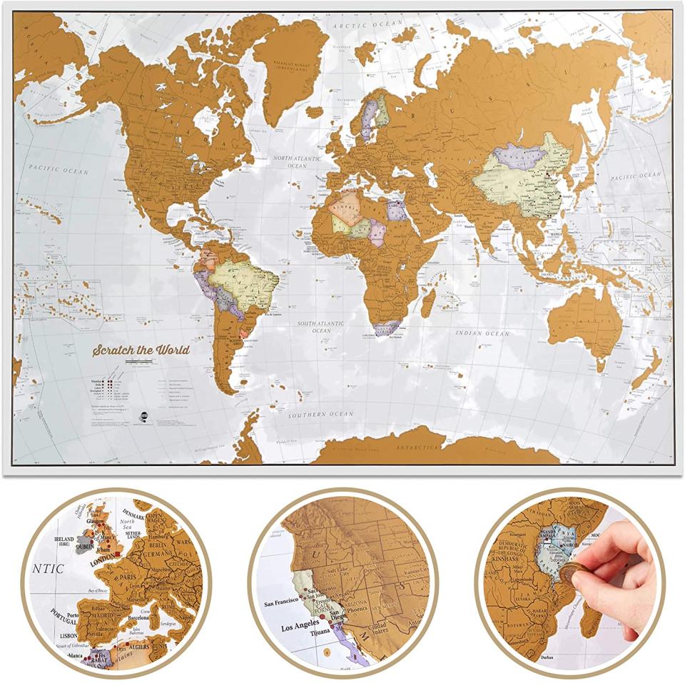 Scratch The World Travel Map. Image via Amazon.