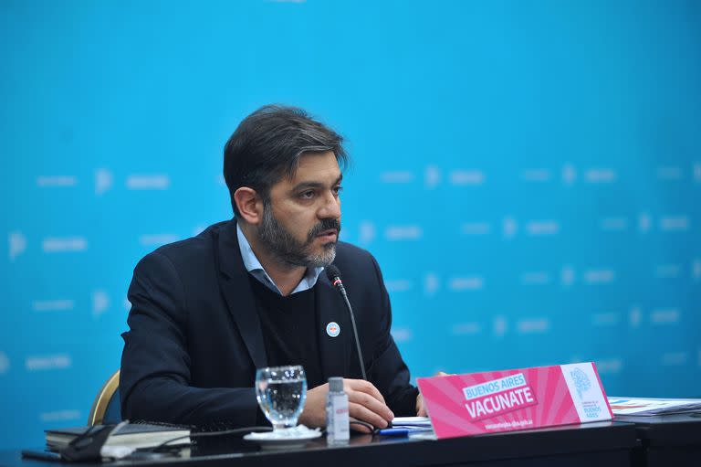 Conferencia de prensa del Gobernador de la Provincia de Buenos Aires, Axel Kicillof, el Ministro de Salud Daniel Gollán y el Jefe de Gabinete, Carlos Bianco