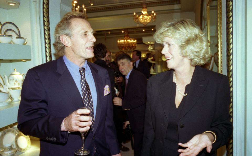 The late Mark Shand with the then Camilla Parker-Bowles, 1998