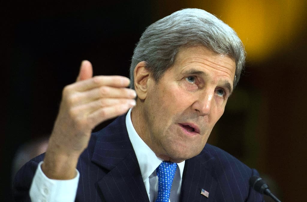 US Secretary of State John Kerry testifies before the Senate Foreign Relations Committee in Washington, DC, March 11, 2015 (Jim Watson/AFP Photo)