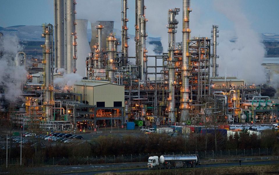 grangemouth oil refinery