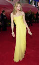 <p>Renée Zellweger made a statement in her bright yellow strapless dress. </p>