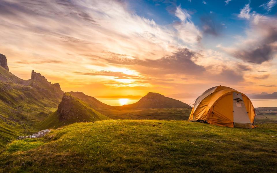 mountain camping - Getty