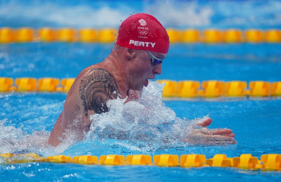 Adam Peaty swam the fastest breaststroke split in history (Adam Davy/PA) (PA Wire)