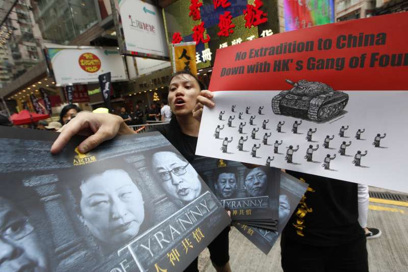 反對武力鎮壓 20190616_香港16日下午「反送中」大遊行。（新新聞郭晉瑋攝）