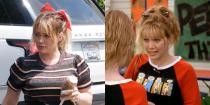 <p>If you grew up watching Disney Channel in the early 2000s, Hilary Duff's latest haircut may look familiar. That's because it was totally inspired by her iconic character, Lizzie McGuire! The actress told <em><a href="https://www.refinery29.com/en-us/2019/06/236368/hilary-duff-lizzie-mcguire-bangs-hair-cut-2019" rel="nofollow noopener" target="_blank" data-ylk="slk:Refinery 29;elm:context_link;itc:0;sec:content-canvas" class="link ">Refinery 29</a></em> that she has been "itching for [her] Lizzie McGuire bangs for awhile."</p><p>In fact, Hilary says that Lizzie still continues to inspire her when it comes to hair. "She had a wild time with her hair," she said. "There were no rules. There were blue hair scrunchies and all kinds of crazy sh*t. There are some things like topknot buns and crimping... I feel like that could be a thing again."<br></p>