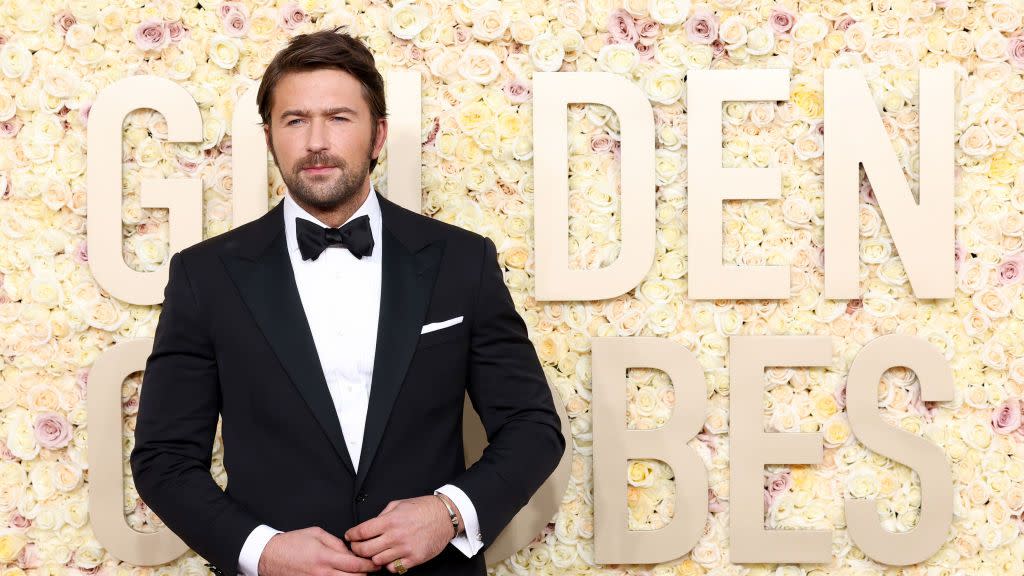 beverly hills, california january 07 brandon sklenar attends the 81st annual golden globe awards at the beverly hilton on january 07, 2024 in beverly hills, california photo by monica schippergathe hollywood reporter via getty images