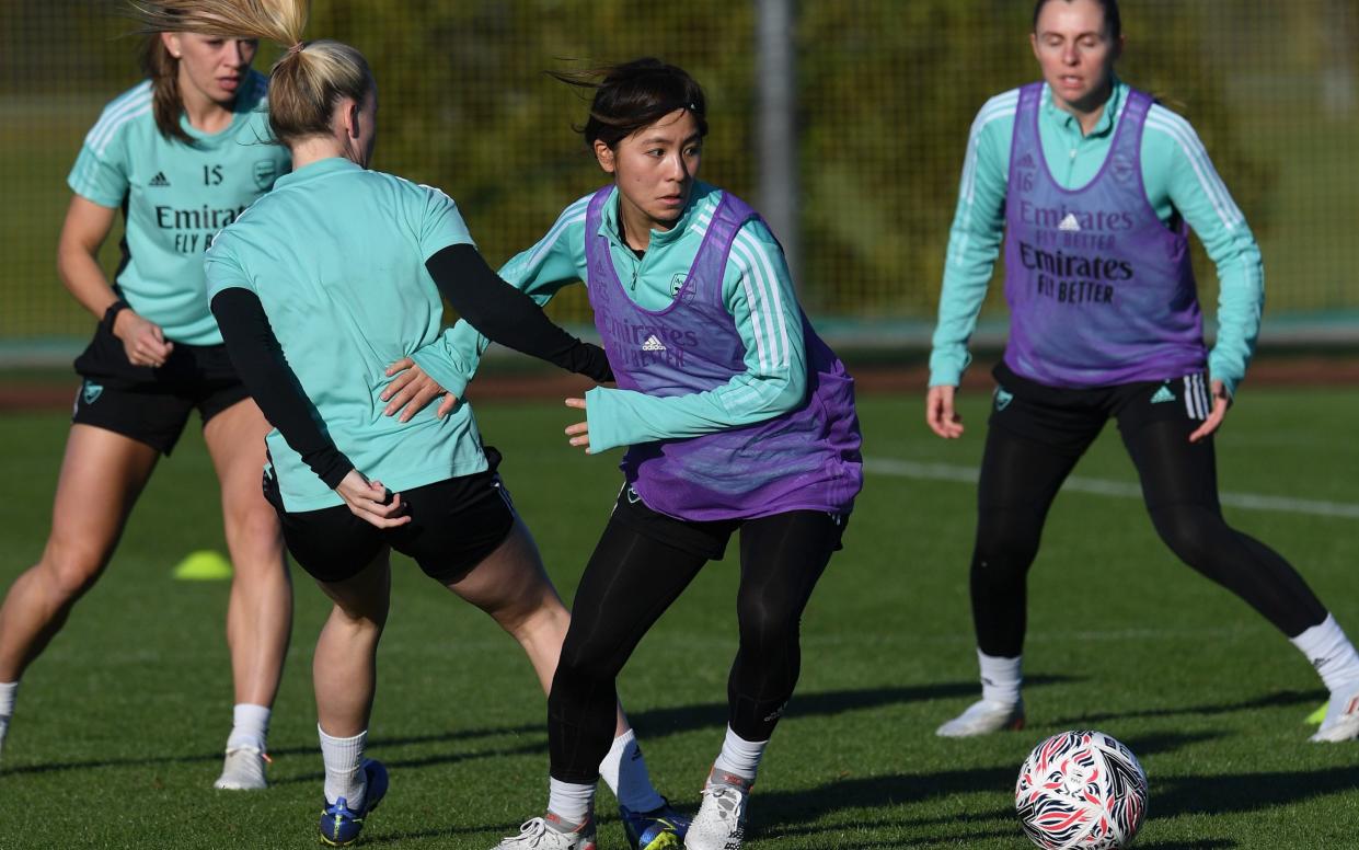 Arsenal Women player Mana Iwabuchi – Women's Super League continuing while Asia Cup is taking place 'illogical', says Arsenal head coach Jonas Eidevall - GETTY IMAGES