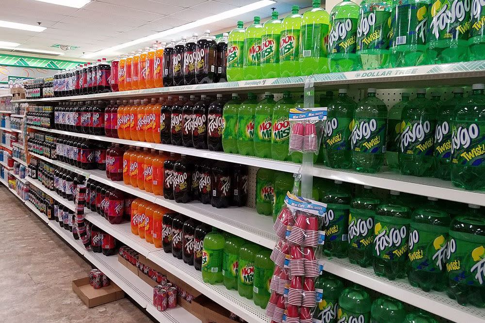 soda at the Dollar Tree