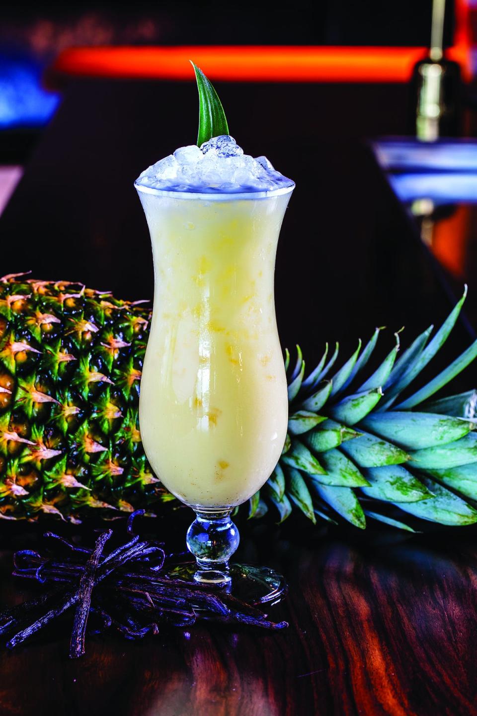 1000 North's Pina Punch is a tropical treat that brings the islands to the mainland.