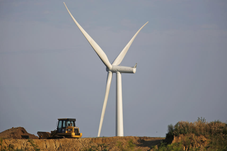 Operations At The Pattern Energy Group Inc. Wind Farm That Powers   Amazon.com Data Centers (Luke Sharrett / Bloomberg via Getty Images file)