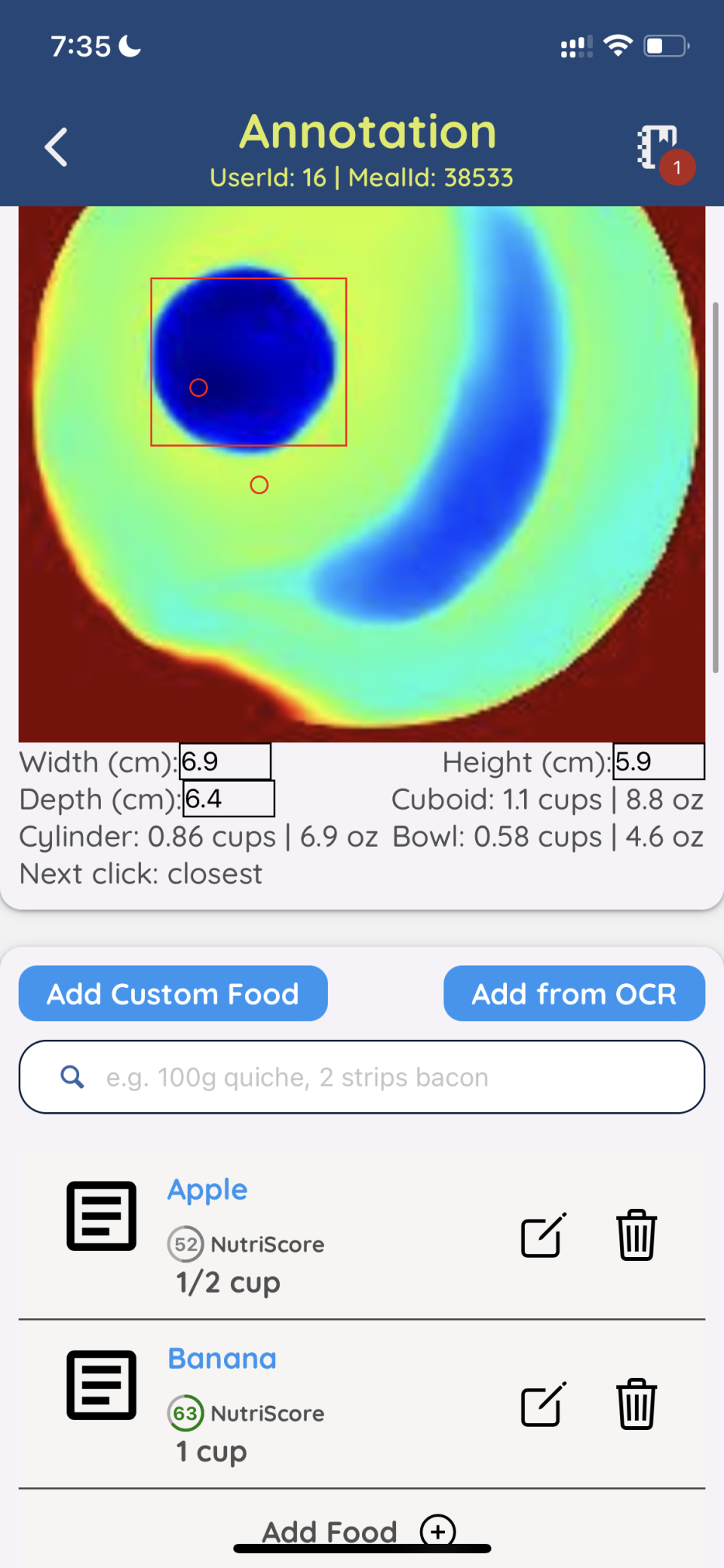 SnapCalorie