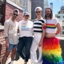 The stars of Netflix's <em>Queer Eye</em> posed in stylish Pride looks before kicking off N.Y.C. Pride March festivities.