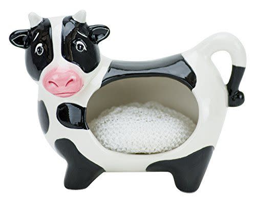 29) Boston Warehouse Udderly Cow Scrubby Holder