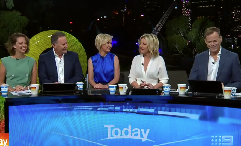 The Today show started this year off with a new-look panel. Photo: Channel Nine