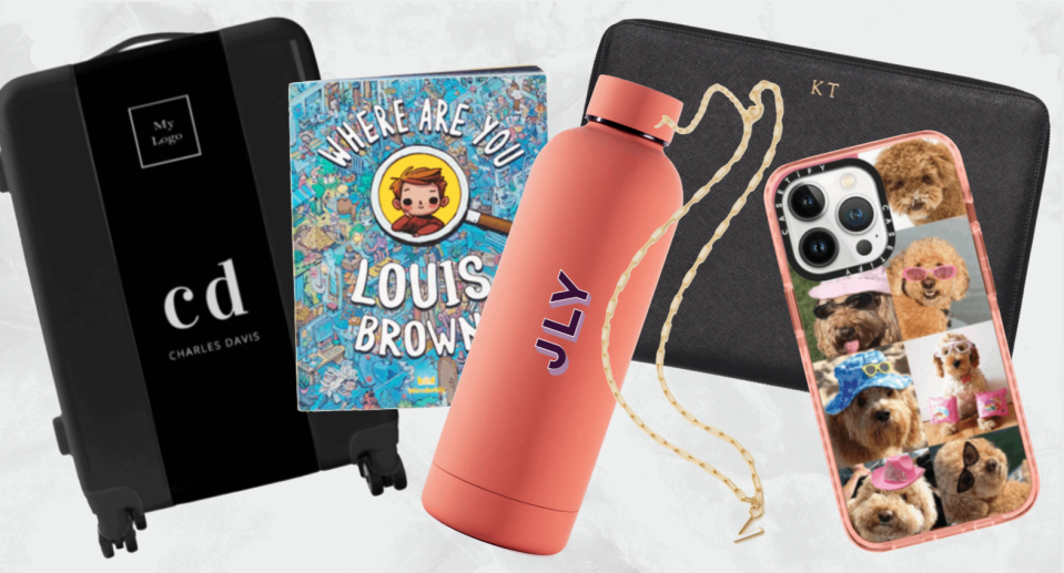 Personalised gifts you can still order before Christmas 
