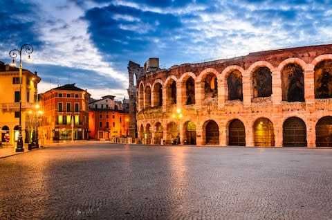 Verona is another stop on this Italian voyage - Credit: istock