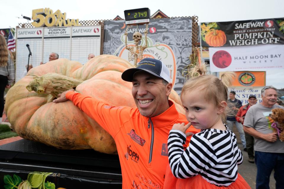 Travis Gienger, a 43-year-old horticulture teacher at Anoka Technical College in Minnesota, set a world record on October 9, 2023. for birthing the plumpest pumpkin on the planet after growing one weighing 2,749 pounds.