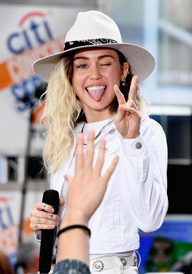 US star Miley Cyrus will also head over to the UK. Source: Getty