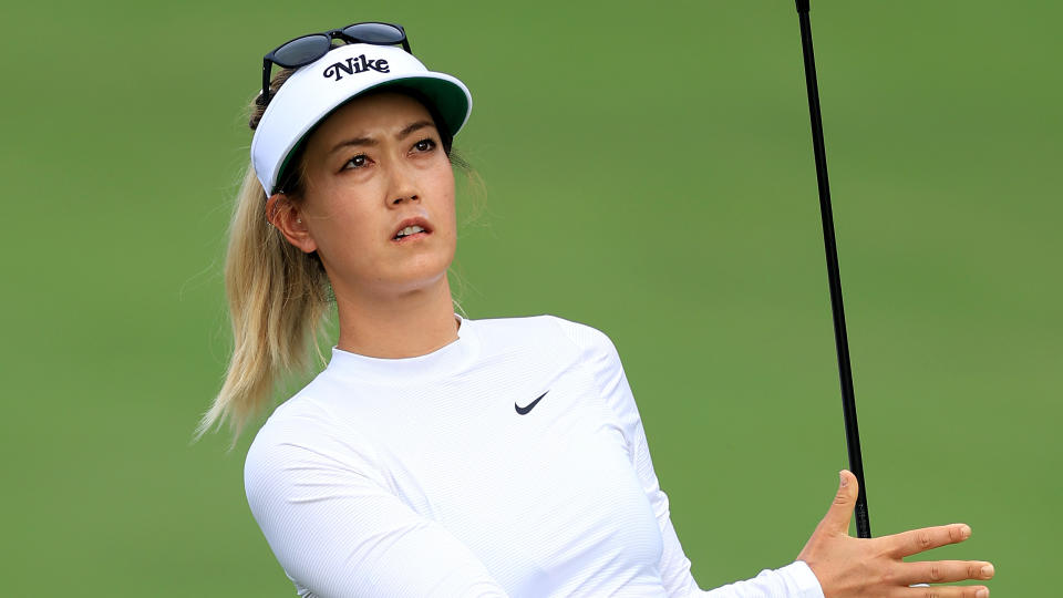   Michelle Wie West takes a shot at the 2022 US Women's Open 