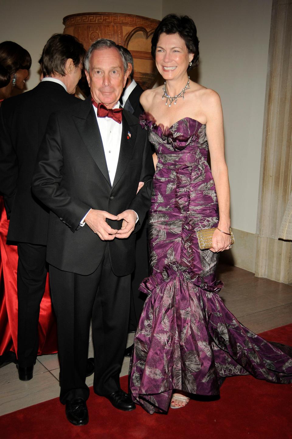 Mayor Michael Bloomberg and Diana Taylor at the 2008 Met Gala