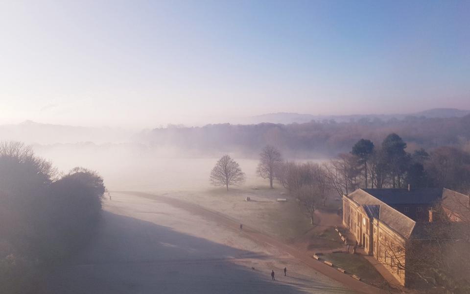 A view from Wollaton Hall to the grounds