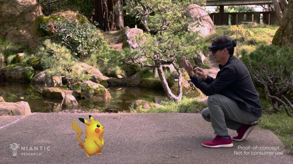 Pokémon Go HoloLens 2 Concept Demo