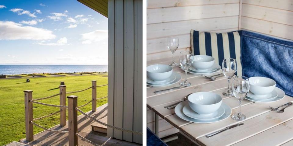 <p>This beach hut provides you with the best ‘glamping’ style holiday you could ask for. Situated right on the coastline, this property benefits from spectacular views of Isle of May and Firth of Forth from the comfort of your own private picnic table and fire pit. The property is pet friendly too! </p><p><strong>From £202.80 for 2 nights, sleeps 4</strong></p><p><a class="link " href="https://go.redirectingat.com?id=127X1599956&url=https%3A%2F%2Fwww.homeaway.co.uk%2Fp8781271&sref=https%3A%2F%2Fwww.housebeautiful.com%2Fuk%2Flifestyle%2Fg33443178%2Fbeach-hut-holidays-1%2F" rel="nofollow noopener" target="_blank" data-ylk="slk:SEE INSIDE;elm:context_link;itc:0;sec:content-canvas">SEE INSIDE</a></p>