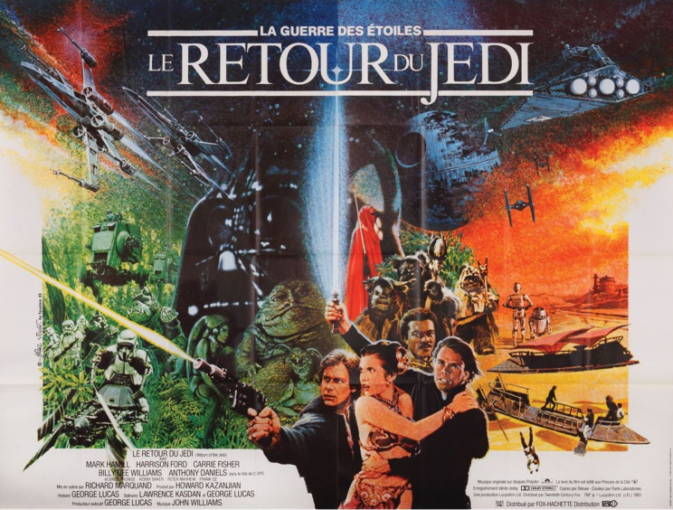 ‘Return of the Jedi’ was singular, as this French poster shows (Lucasfilm)