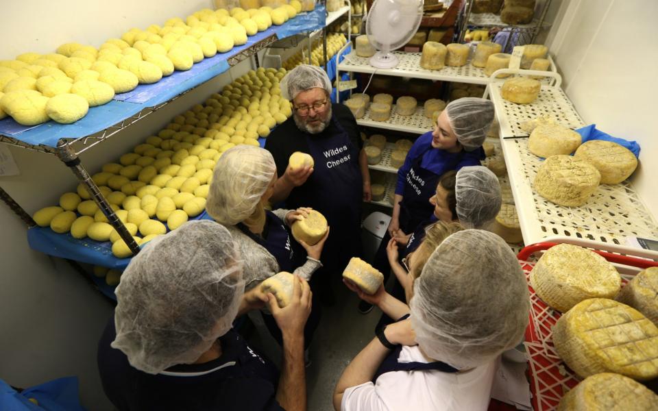 a cheese cave - Credit: PHILLIP HOLLIS