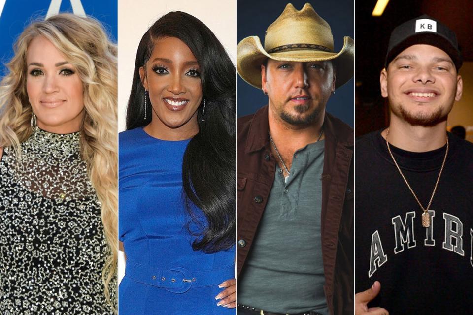 Carrie Underwood, Kane Brown, Mickey Guyton and jason aldean