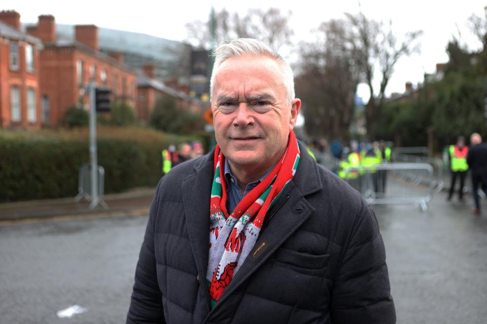 Edwards attending a Six Nations rugby match between Ireland and Wales in February 2022. (Shutterstock)