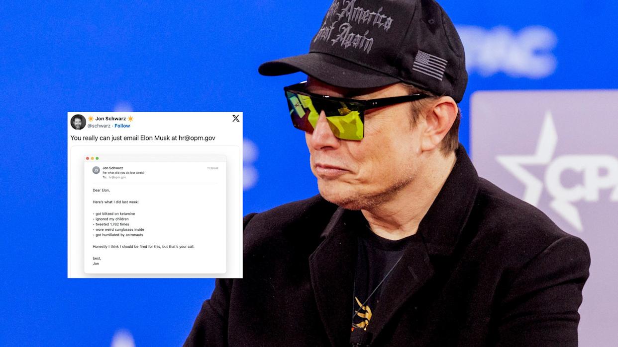 Elon Musk's email address for federal employee reports may have leaked. The trolling's already begun.