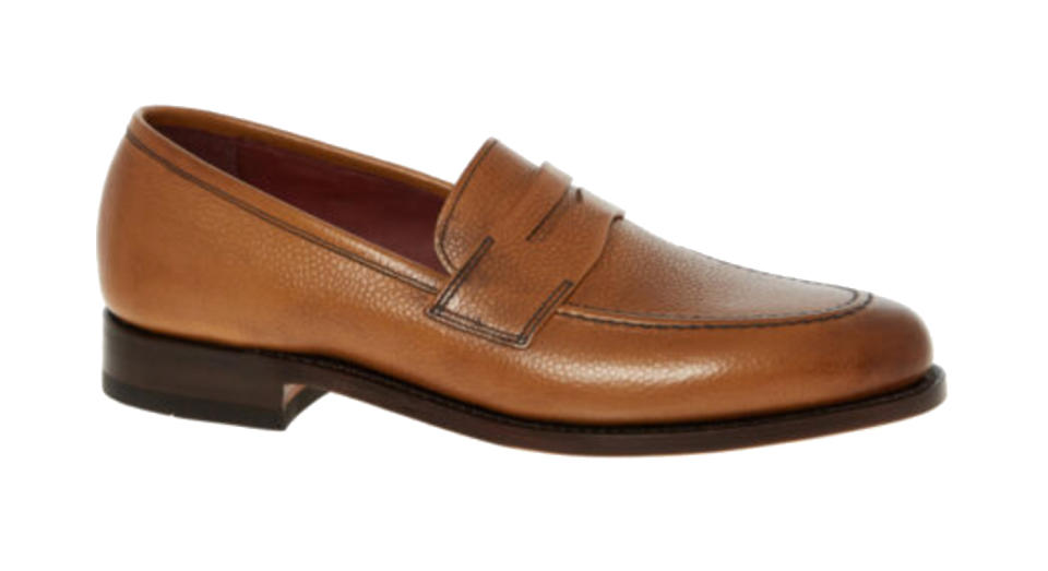 LOAKE Light Brown Leather Loafer