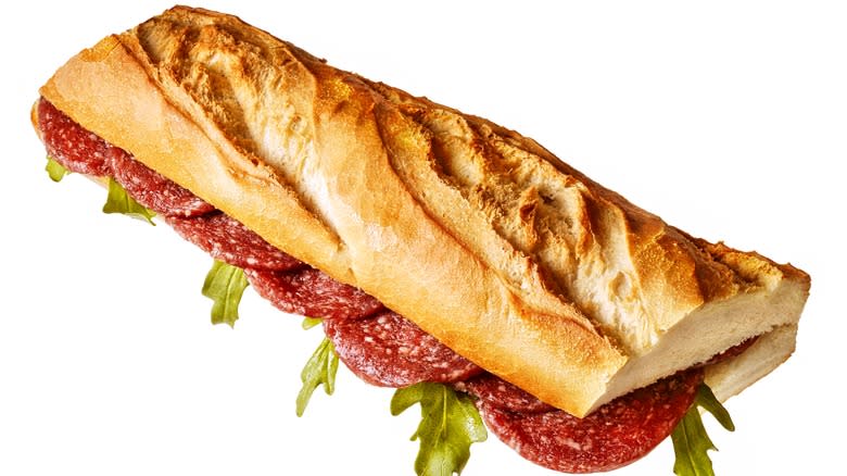 French salami sandwich