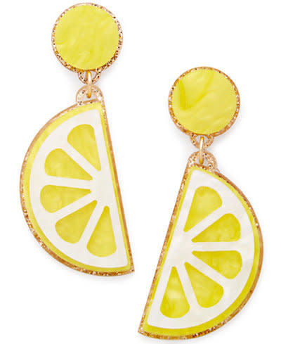 <p>Celebrate Shop Fruit Earrings, $7.99, <a rel="nofollow noopener" href="https://www.polyvore.com/celebrate_shop_fruit_earrings/thing?id=211309255" target="_blank" data-ylk="slk:macys.com;elm:context_link;itc:0;sec:content-canvas" class="link ">macys.com</a><br><br></p>