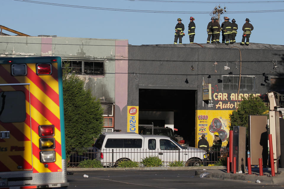 Fatal warehouse fire in Oakland