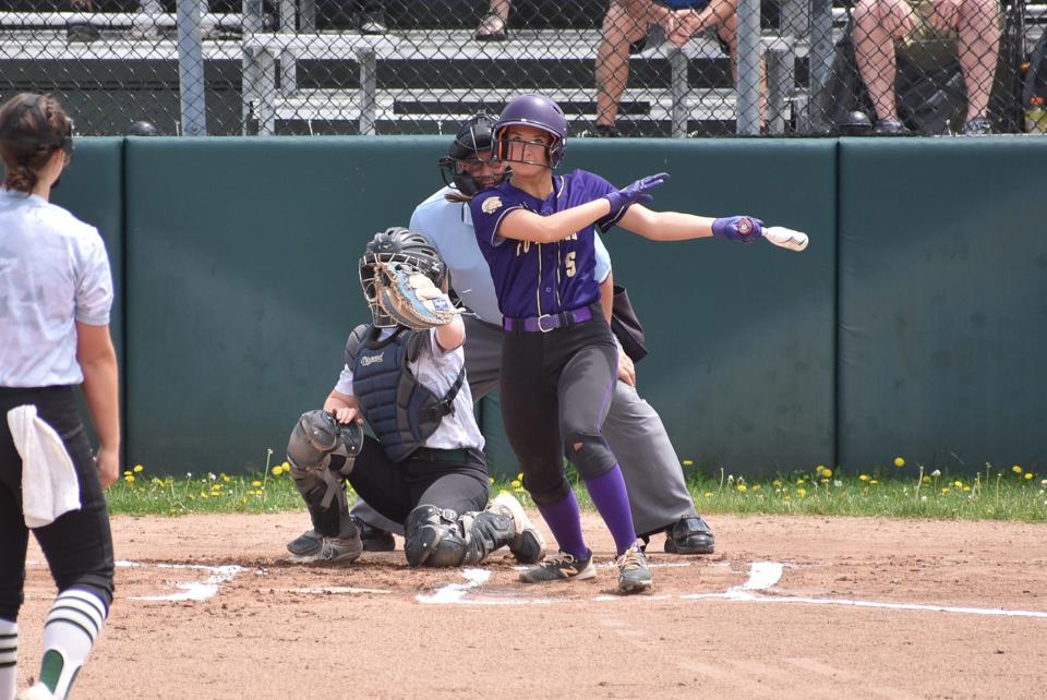 Fowlerville's Tori Briggs led Livingston County with a .553 batting average in 2022.