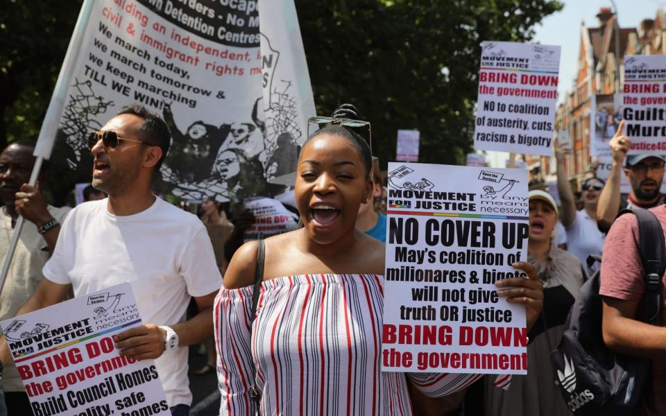 'Bring down the Government', say placards - Credit: Dan Kitwood/Getty