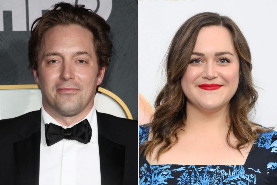 Beck Bennett and Lauren Holt