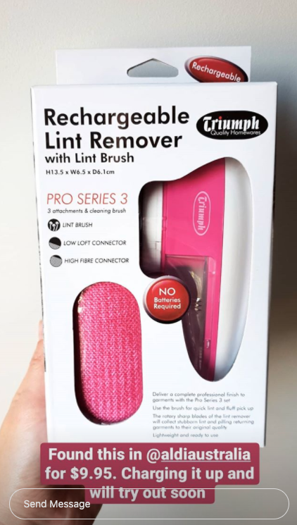 Aldi Australia lint remover 