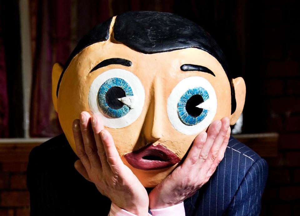 Frank Sidebottom poses for the camera at Lammars on March 12, 2009 in Manchester, England