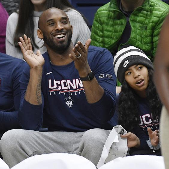 Kobe Bryant often took his daughter Gianna to games. She planned to play basketball in college