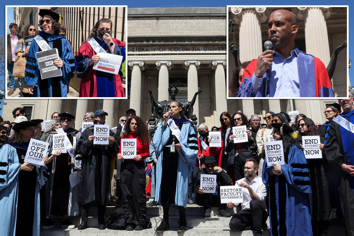 Protests continue at Columbia University in New York