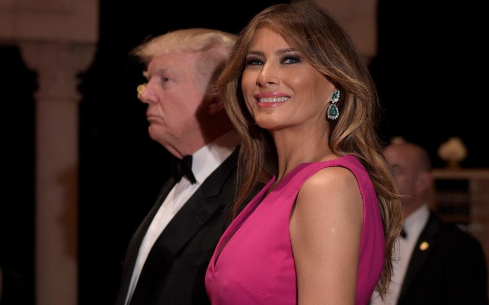 President Donald Trump and first lady Melania Trump - Credit: AP Photo/Susan Walsh