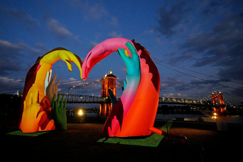Blink Cincinnati, the nation's largest art, light, and projection mapping festival returns Oct. 17-20, 2024.