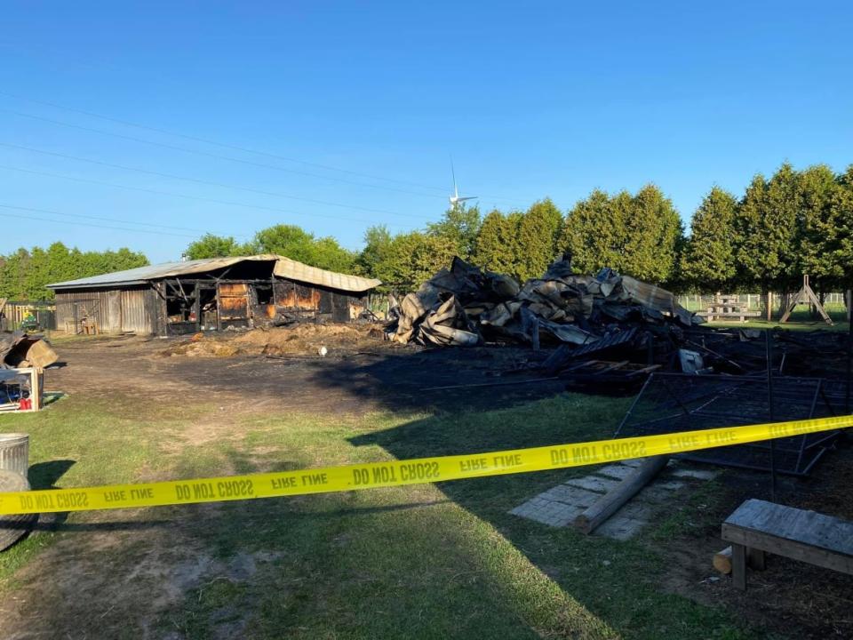 Chatham-Kent police have charged a Windsor woman following two fires at Charlotte's Freedom Farm. The woman was a former volunteer at the farm.  (Facebook  - image credit)